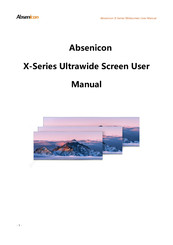 Absen Absenicon X Series User Manual