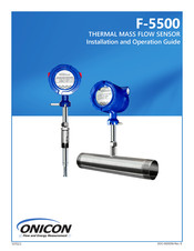Onicon F-5500 Installation And Operation Manual