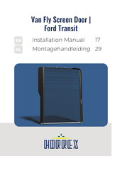 Horrex Van Fly Screen Door Installation Manual