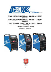 TradeWeld GENX TIG 2000P DIGITAL ACDC-220V Owner's Manual