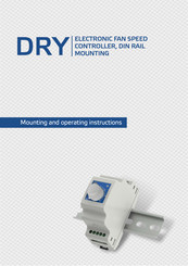 Sentera Controls DRY-1-15-AT Mounting And Operating Instructions