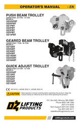 OZ Lifting Products OZ2GBT Operator's Manual