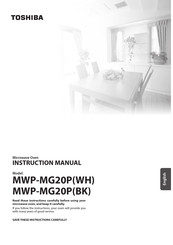 Toshiba MWP-MG20PBK Instruction Manual