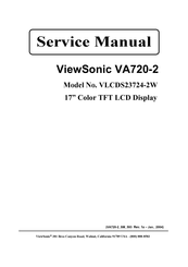 ViewSonic VLCDS23724-2W Service Manual