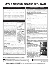 WOODLAND SCENICS CITY & INDUSTRY BUILDING SET Manual