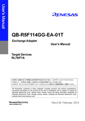 Renesas QB-R5F114GG-EA-01T User Manual