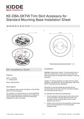 Kidde KE-DBA-SKTW Installation Sheet