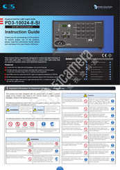 CCS Lighting Solution PD3-10024-8-SI Instruction Manual