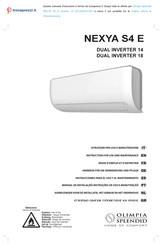 Olimpia splendid NEXYA S4 E DUAL INVERTER 14 Instructions For Use And Maintenance Manual