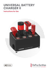 Synthes Universal Battery Charger II Instructions For Use Manual