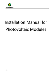 Astronergy CHSM60N DG/F-HC Installation Manual