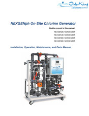 Hayward ClorKing NEXGEN80R Installation, Operation, Maintenance And Parts Manual