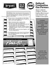 Bryant 330JAV Users Information  Manual For The Operation And Maintenance