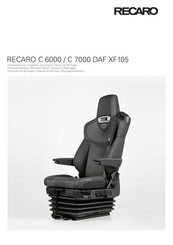 RECARO C 7000 Installation Instructions Manual