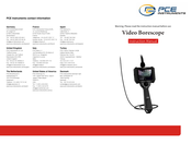 PCE Instruments PCE-VE 260HT Instruction Manual