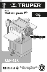 Truper CEP-15X Manual