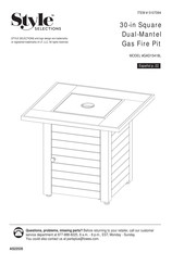 Style selections GAD15418L Manual