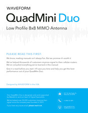 WaveForm QuadMini Duo Manual