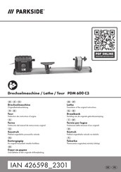 Parkside 426598 2301 Translation Of The Original Instructions