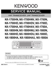 Kenwood NX-1700HA Service Manual