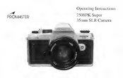 Promaster 2500PK Super Operating Instructions Manual
