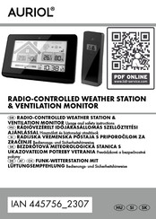 Auriol 445756 2307 Usage And Safety Instructions