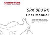 QJMOTOR SRK 800 RR 2023 User Manual
