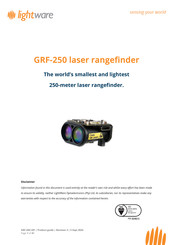 Lightware GRF-250 Manual