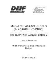 DNF Controls 4040CL-L-PBIO User Manual