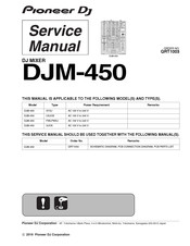 PIONEER DJ rekordbox DJM-450 Service Manual