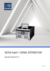 Stagetec NEXUS 4split Operator's Manual