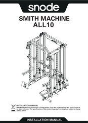 snode ALL10 Installation Manual