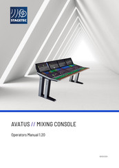 Stagetec AVATUS Operator's Manual