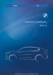 BMW X1 2025 Owner's Manual