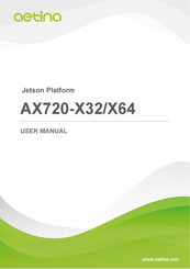 Aetina AX720-X32 User Manual