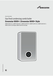 Worcester Greenstar 8000+ GR8701iW 50 C User Instructions