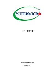 Supermicro H13QSH User Manual