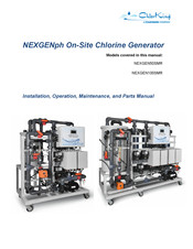Hayward NEXGENph NEXGEN100SMR Installation, Operation, Maintenance And Parts Manual