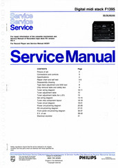 Philips F1395 Service Manual