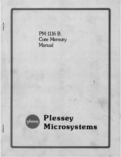 Plessey PM-1116 B Manual