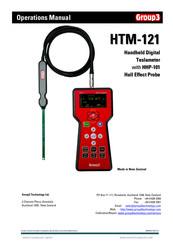 Group3 HTM-121 Operation Manual