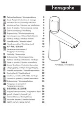 Hans Grohe Talis E 71718000 Instructions For Use/Assembly Instructions