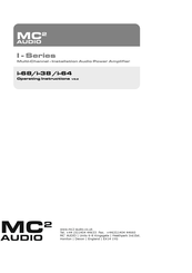 MC2 Audio I Series Operating Instructions Manual
