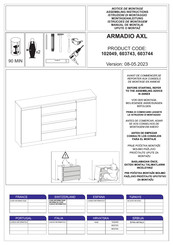 Extom ARMADIO AXL 603743 Assembling Instructions
