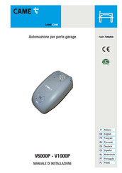 Came V6000P Installation Manual