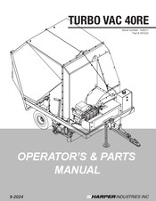 Harper TURBO VAC 40RE: TV 40 Operator's & Parts Manual