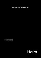Haier ID Series Installation Manual