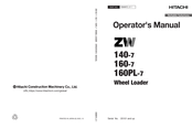 Hitachi ZW 160-7 Operator's Manual