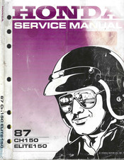 Honda ELITE150 1986 Service Manual
