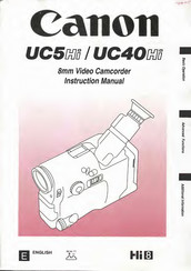 Canon UC 40 Hi Instruction Manual